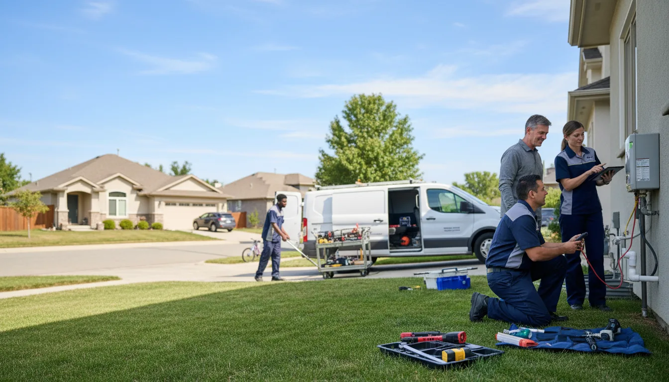 Tankless water heater service in Sterling, IL